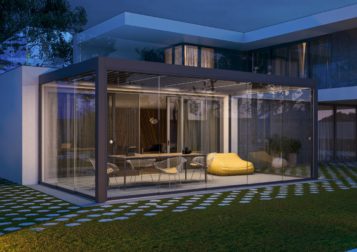 Lighting pergola Skyvi